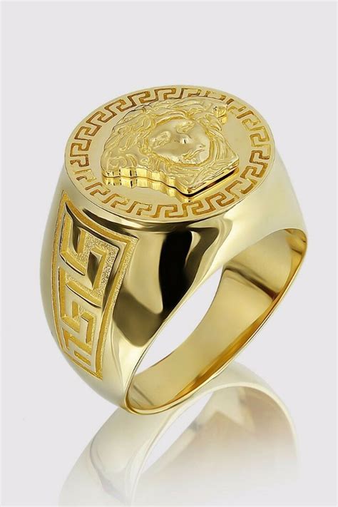 versace rings for him|men versace rings 14k gold.